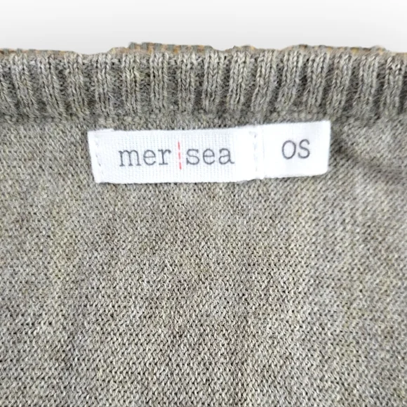 MERSEA Catalina Crewneck Sweater in Driftwood One Size - Picture 9 of 10